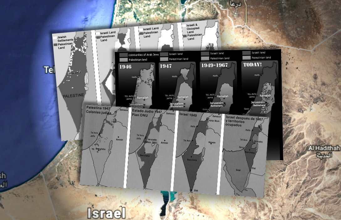 Le false mappe della propaganda anti-israeliana