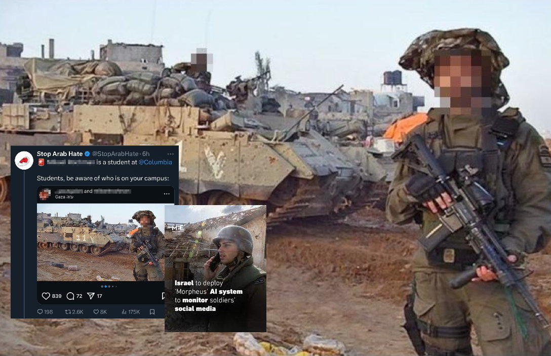 Israele, Morpheus, l’algoritmo che veglia sui soldati