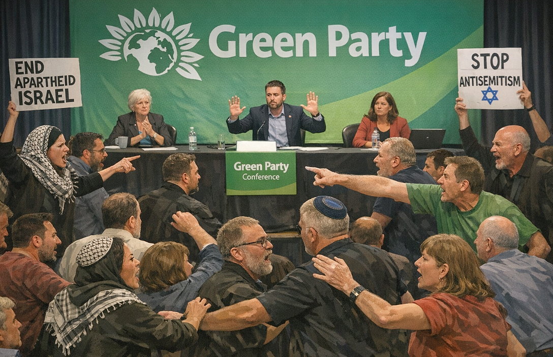 Caos tra i Verdi inglesi sul Sionismo equiparato al razzismo