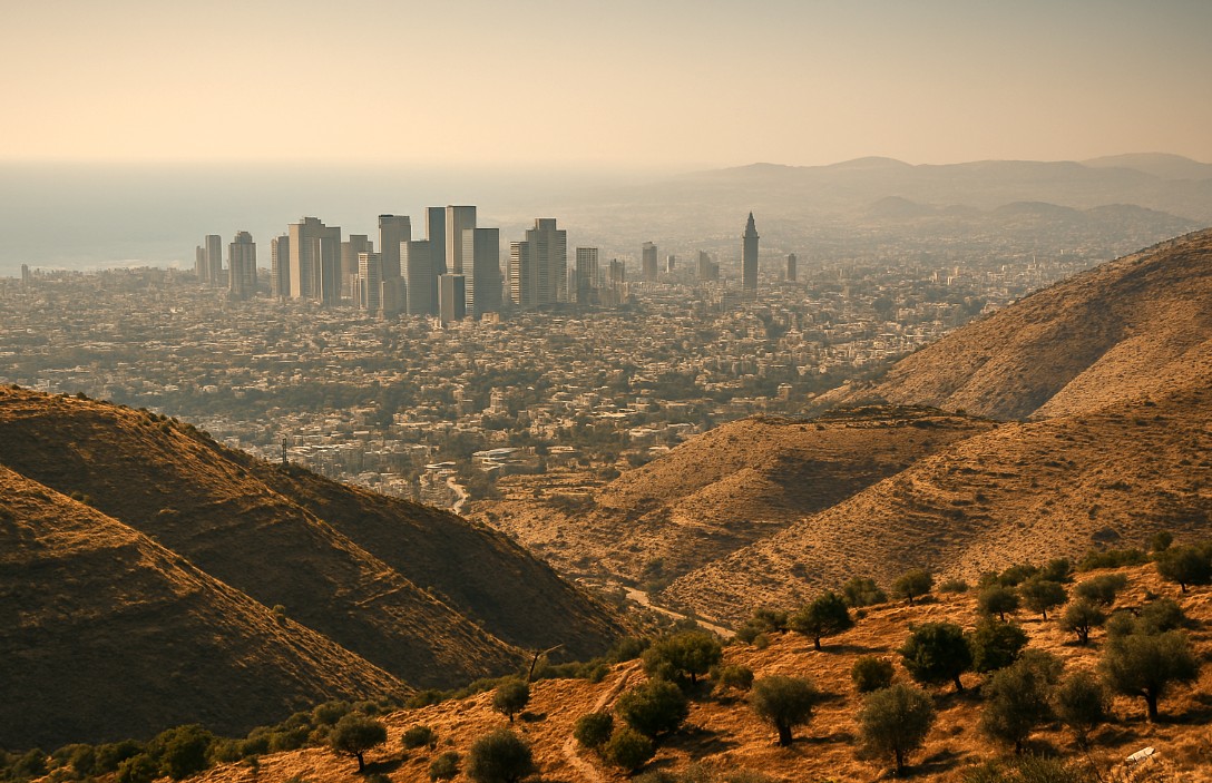 Le alture che dominano Tel Aviv: perché la topografia conta