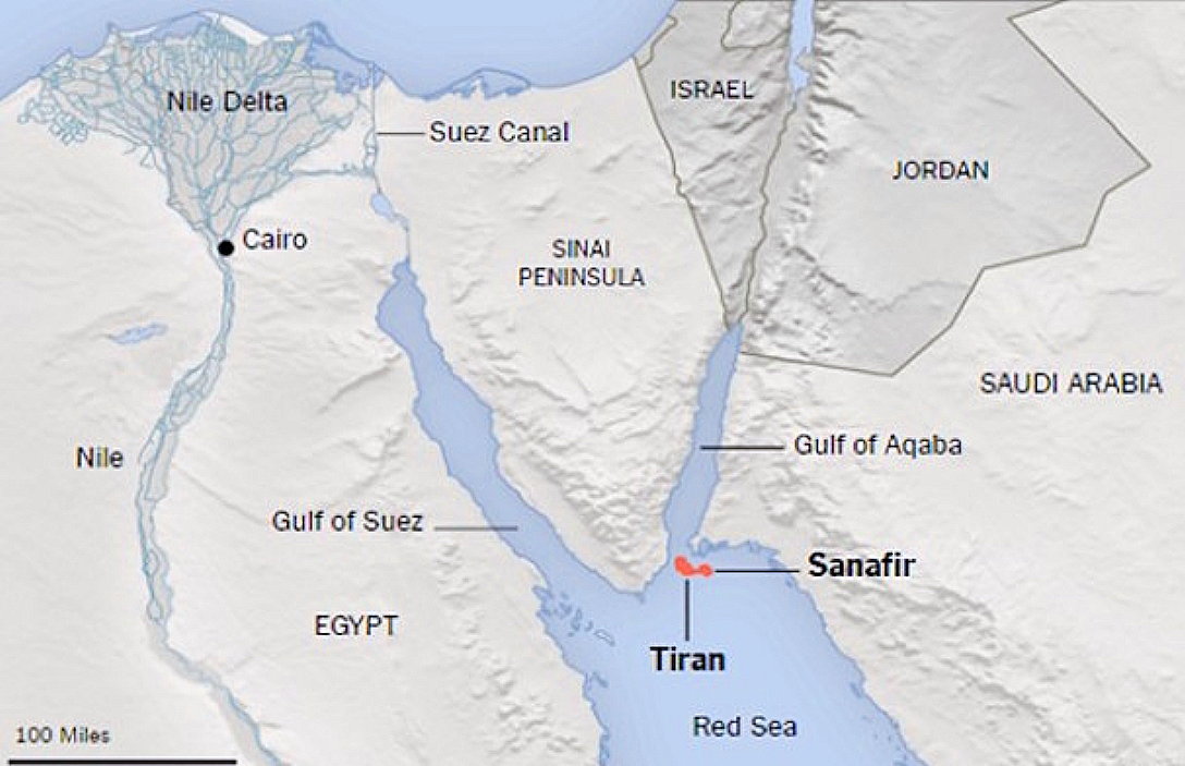 Il porto di Eilat e lo stretto di Tiran