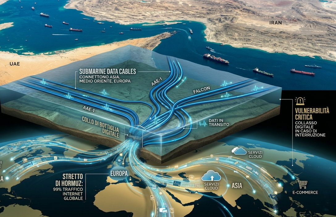 Hormuz è il collo di bottiglia di internet