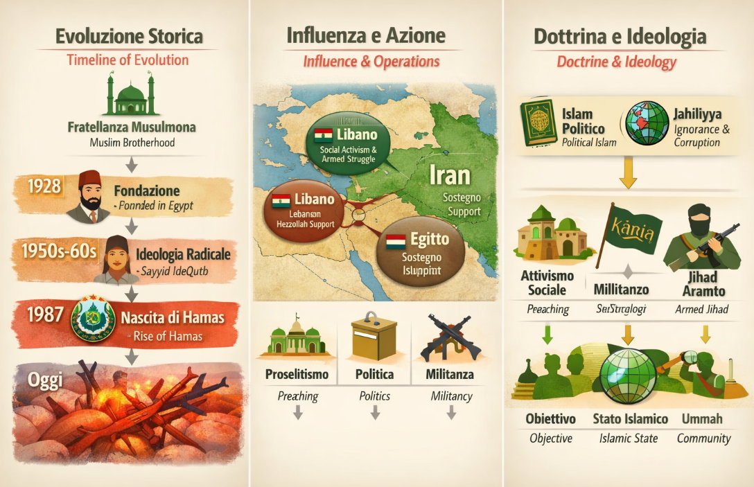 La Fratellanza musulmana e Hamas: genealogia ideologica