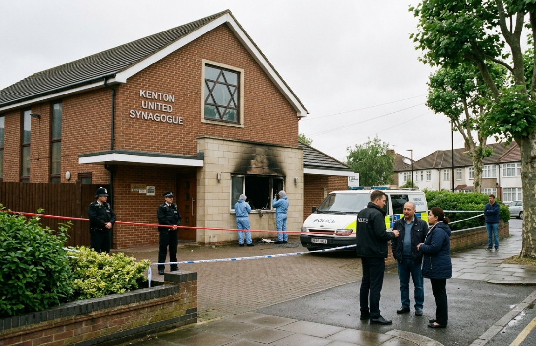 Londra, sinagoga incendiata: arresti e piste iraniane
