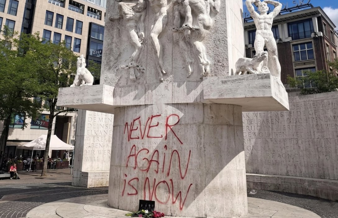 Amsterdam, vandalizzato il Monumento Nazionale nel Giorno della Memoria