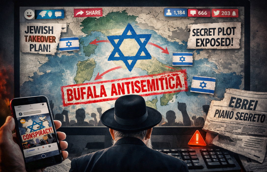 Le bufale antiebraiche conquistano il web e inventano la colonizzazione sionista dell'Italia