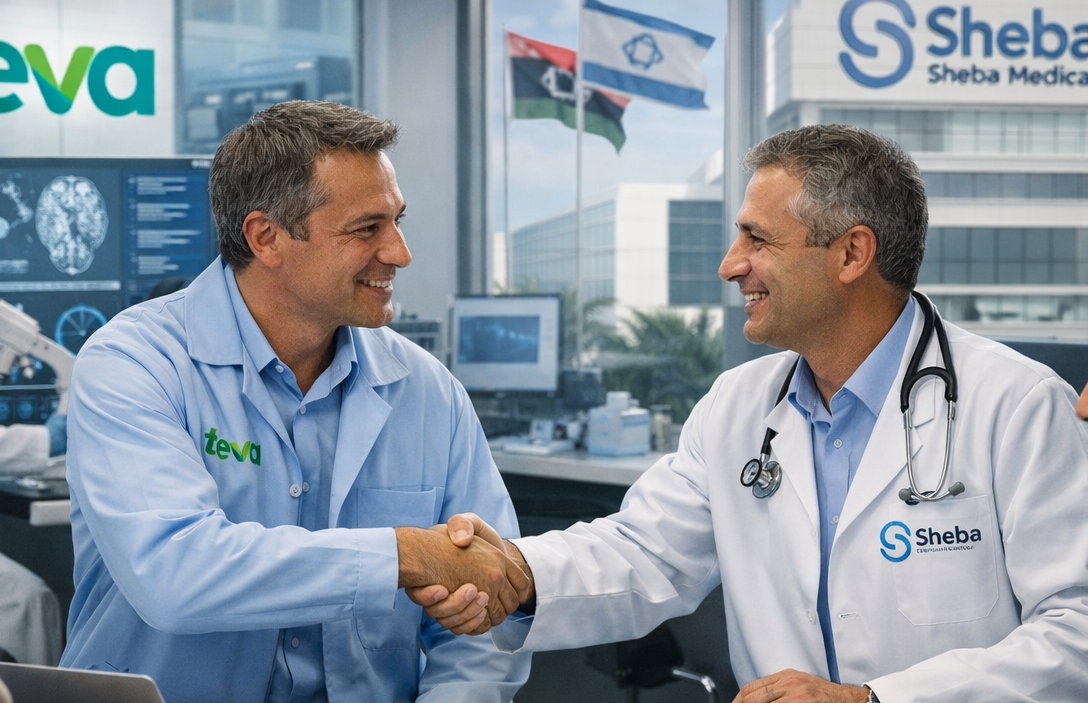 BOICOTTA QUESTO. Teva e Sheba Medical Center uniscono le forze