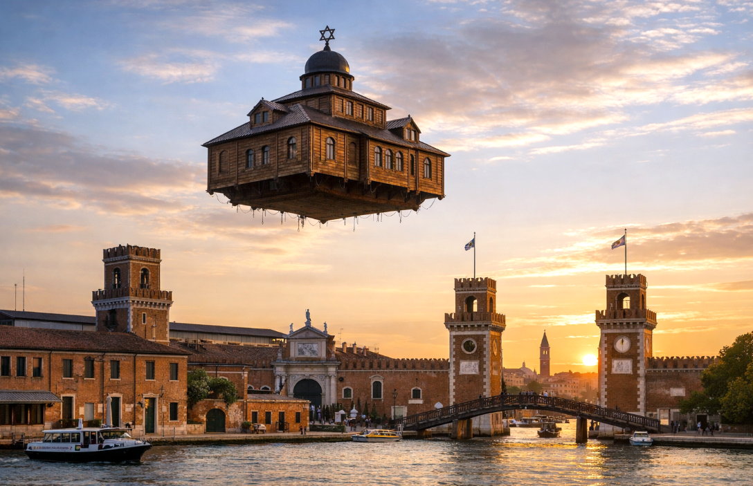 Una sinagoga volante sopra Venezia celebra la memoria ebraica e l'identità ritrovata