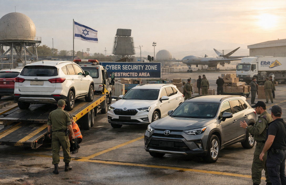 Israele. Via auto cinesi dalle basi