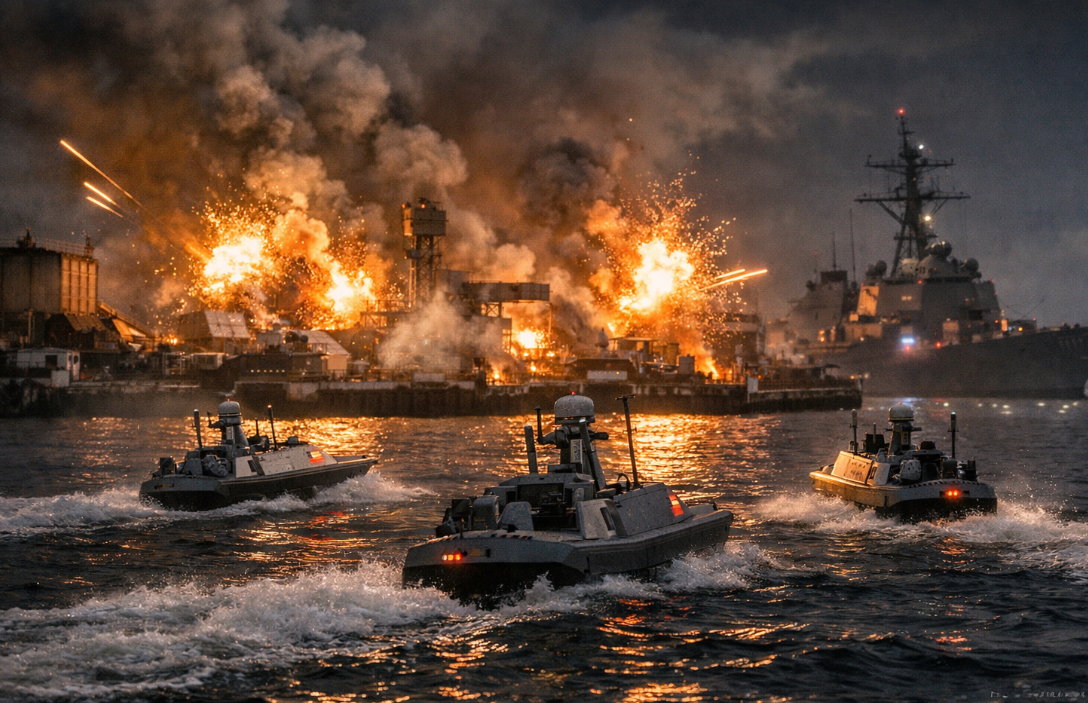 Gli Stati Uniti usano per la prima volta i droni navali kamikaze contro l'Iran