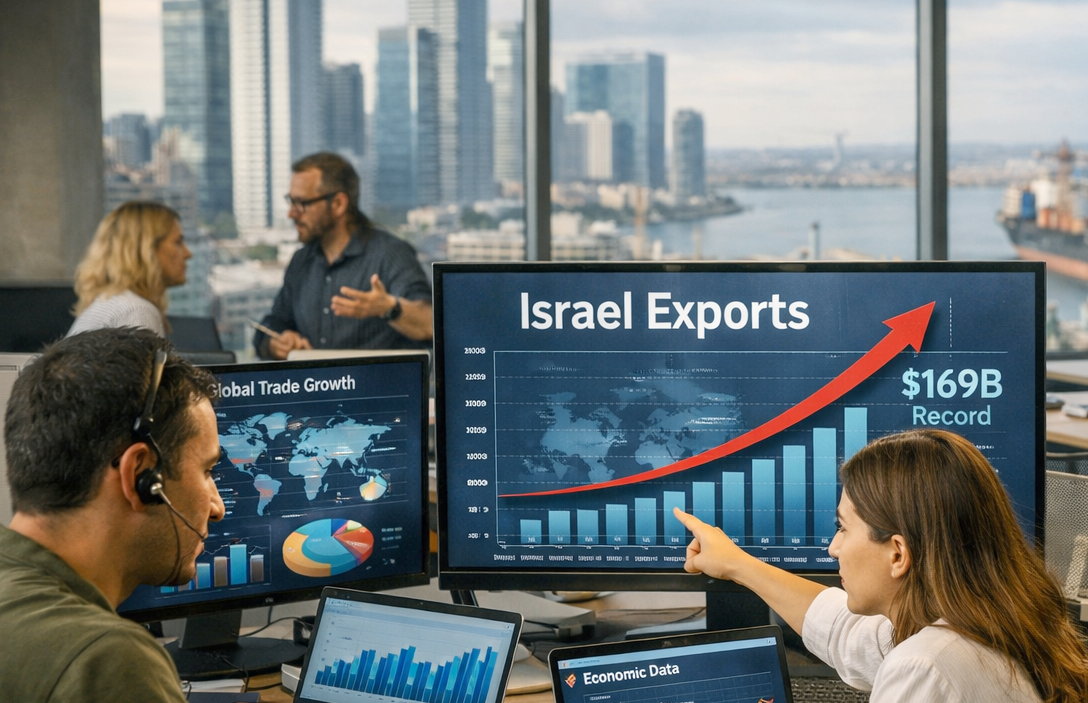 Israele. Record di export: 169 miliardi di dollari anche in tempo di guerra