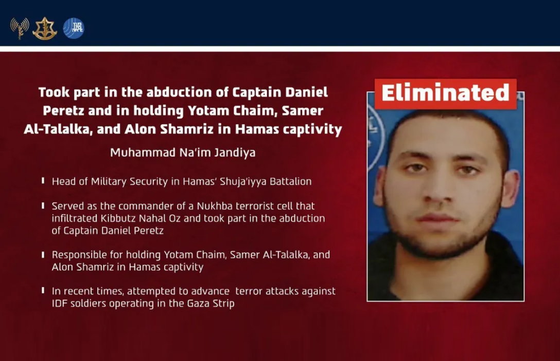 Hamas. Ucciso il terrorista che rapì Daniel Peretz