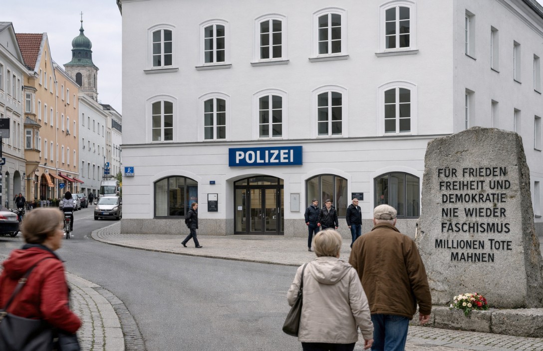 La casa natale di Hitler ora è stazione di polizia