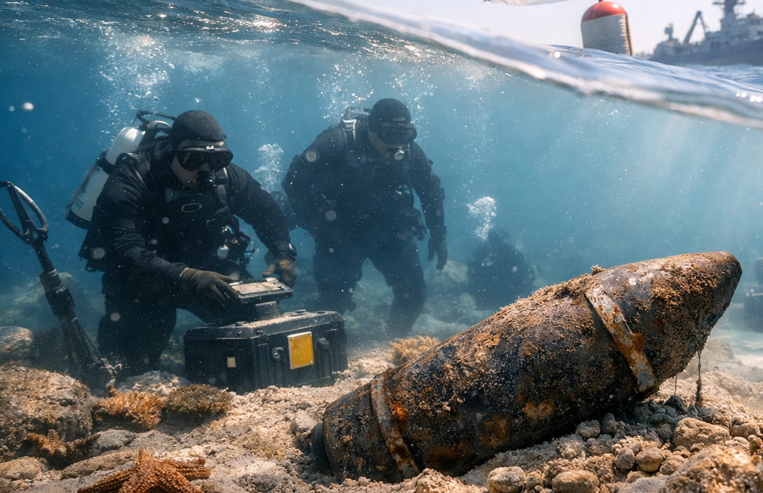 Israele. Megaoperazione pulizia coste dagli ordigni sommersi