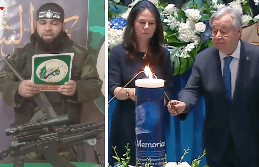 La fiamma eterna dell’ONU per un comandante di Hamas