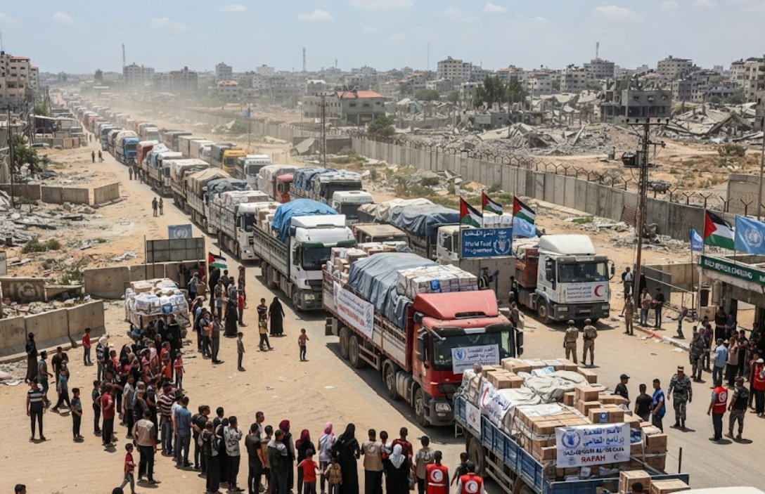 Gaza, Israele sfida l�ONU sui numeri degli aiuti