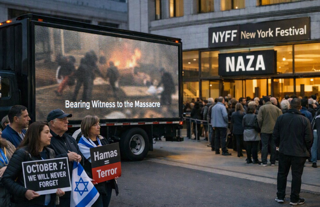 A New York il 7 ottobre irrompe davanti a NAZA