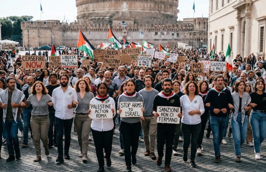 Palestine Action sbarca a Roma