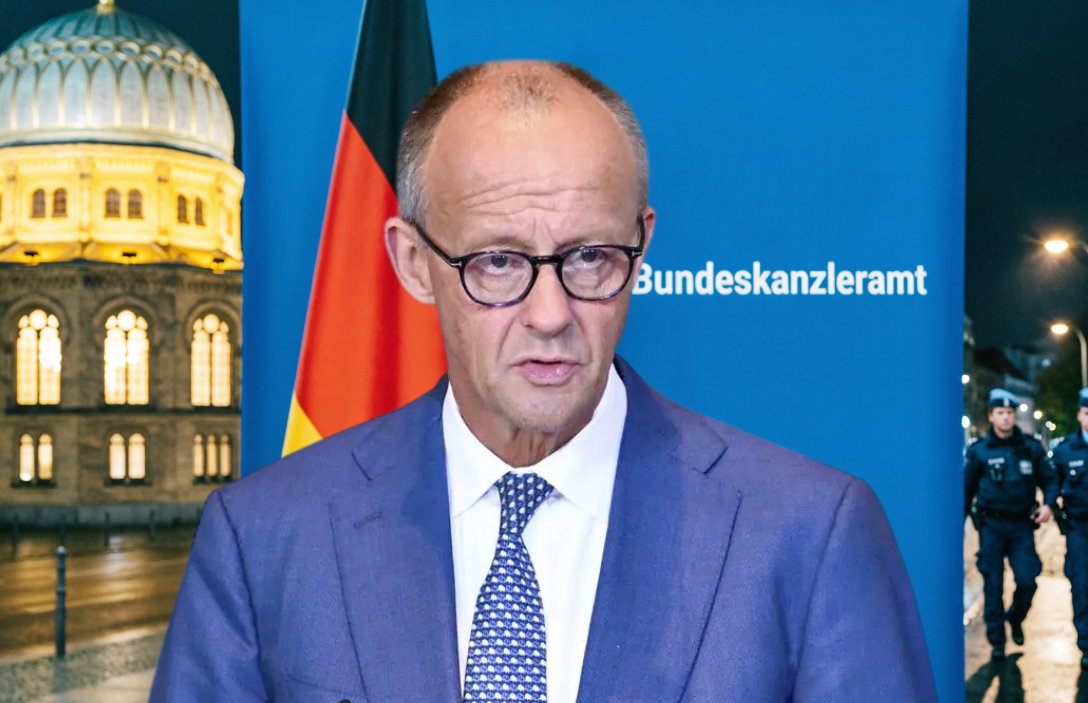 Merz lancia l’allarme sugli ebrei in Germania