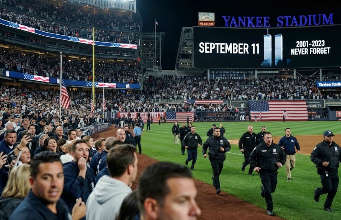 Yankee Stadium, propal in campo nella commemorazione dell’11 settembre