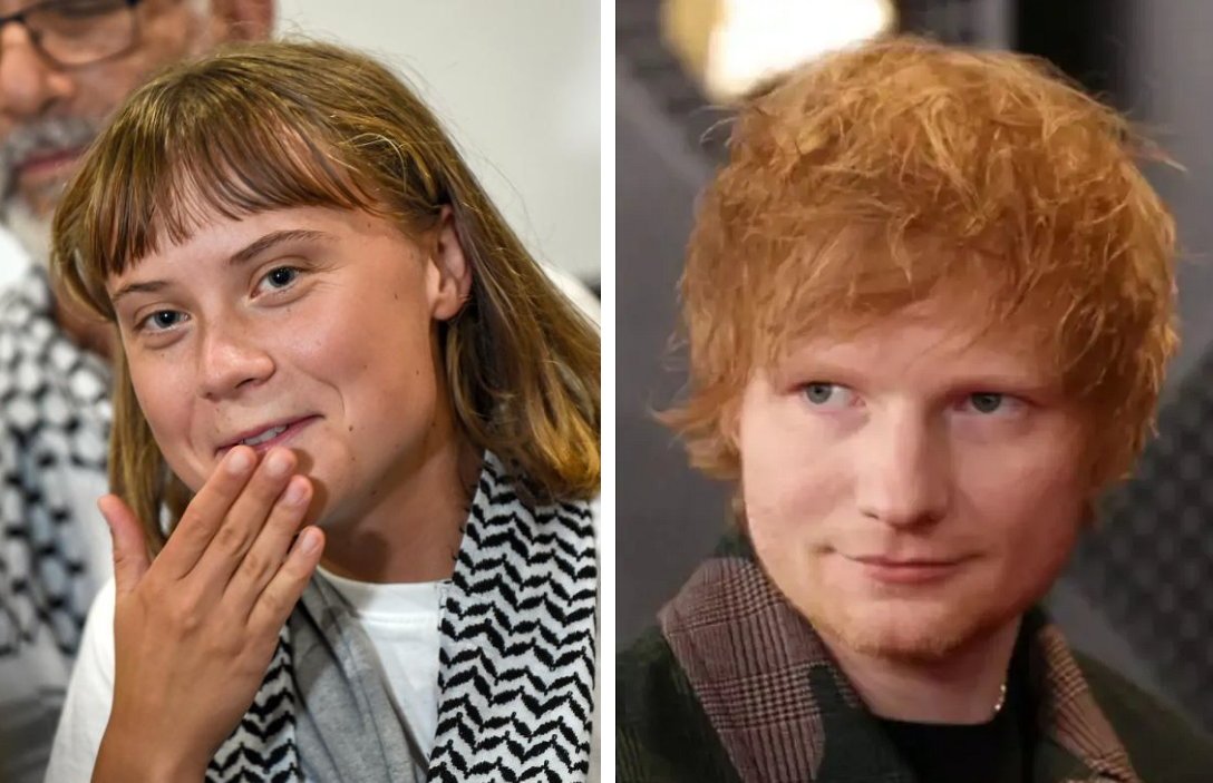 Greta contro Ed Sheeran, parte l’assalto social