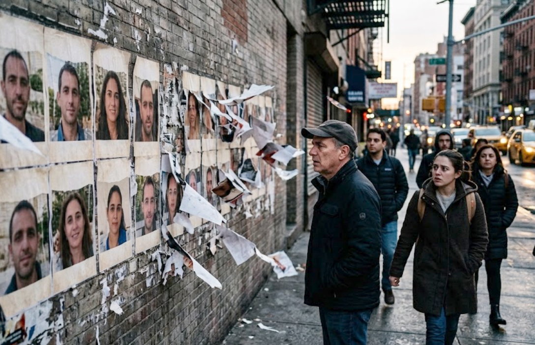 Emmy al film israeliano sui manifesti degli ostaggi strappati a New York