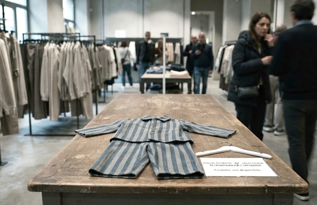 Zara ritira il costume che ricorda le uniformi dei lager