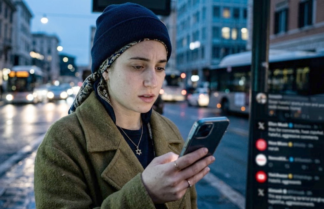 Antisemitismo online, nuovo record a tre anni dal 7 ottobre